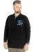 Erkek Sweatshirt  Polo Selanik Sailing Crew 22442 Siyah SIYAH