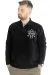 Big Tall Men Sweatshirt Old Traderouts 20415 Black