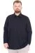 Big Size Mens T-Shirt Polo Classic with pocket 22446 Navy Blue