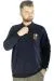 Big Tall Men Sweatshirt Old Traderouts 20415 Black