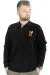 Big Tall Men Sweatshirt Old Traderouts 20415 Black