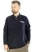 Big Tall Men Sweatshirt Old Traderouts 20415 Black