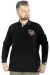 Big Tall Men Sweatshirt Old Traderouts 20415 Black