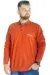Erkek Uzun Kol Polo The Less Waffle 22462 Oranj ORANJ
