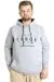 Big Tall Men's Sweatshirt Hoodie CHNGE 22518 Graymelange