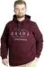 Big Tall Mens Sweatshirt Hoodie CHNGE 22518 Damson