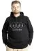 Big Tall Mens Sweatshirt Hoodie CHNGE 22518 Black