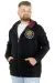 Erkek Sweat Kapşonlu Fermuarlı NYC 22520 Lacivert LACIVERT