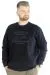Erkek Sweat Bisiklet Yaka Established 22525 Lacivert LACIVERT
