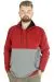 Erkek Sweat Kapşon Parçalı Kanguru Cep 22527 Bordo BORDO