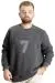 Big Size Mens Sweat Bis. Collar Workout 22530 Antrasit