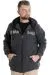 Big Tall Men's Sweatshirt Hooded Zipper 22531 Antramelange