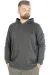 Erkek Sweat Kapşon Pike Basic 22532 Antramelanj ANTRASIT
