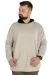 Erkek Sweat Kapşon Pike Basic 22532 Gri GRI