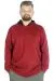 Erkek Sweat Kapşon Pike Basic 22532 Bordo BORDO