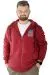 Erkek Sweat Fermuarlı Free Your Mind 22536 Bordo BORDO