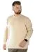 Erkek Sweatshirt Bisiklet Yaka Vintage 22543 Bej BEJ