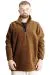 Man Sweat Polo Yarım Zipper Polar 22548 Brown