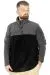 Erkek Sweat Polo Yaka Yarım Fermuarlı Polar 22552 Antrasit ANTRASIT