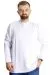 Big Size Mens Crew Neck Basic Sweat 22557 White