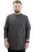 Big Size Long Arm Yarım Balıkçı knitwear 22558 AntraMelange