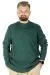 Big Tall Men Long Sleeve Half Fisherman Sweater 22558  Naphtha