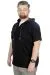 Men s T shirt Bicycle Collar Oversize Dark Future 22190 Black