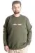 Men Sweatshirt Crew Neck CHNGYRMD 22565 Khaki