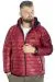 Big-Tall Men's Comfort Capitone Zippered Jacket 21048 Burgundy