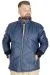 Big Tall Men s Coat Quilted Balloon Collar 22604 Indigo