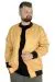 Big-Tall Men College Coat Jesica 22611 Yellow