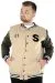 Big Tall Men College Coats  Stan 22615 Beige