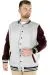 Big Tall Men College Coats 22619 Gray