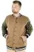 Big Tall Men College Coats 22619 Milky Brown