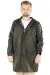 Big Tall Men Raincoat Hooded 22700 Khaki