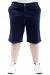 Big Size Mens Capri Denim Armina 22906 Navy Blue