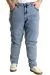 Big Size Mens denim Snow Wash STEFANO BLUE 22938K