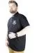 Büyük Beden Erkek T shirt Polo MDX Club 22305 Siyah SIYAH