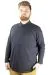 Büyük Beden Tshirt Polo Classic U.Kol Nakışlı 22445 Lacivert LACIVERT
