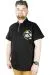 Erkek Polo T shirt Explore The World 22313 Siyah SIYAH