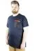 Erkek T shirt Bis Yaka Pocket Milano 22120 Lacivert LACIVERT