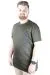 Erkek T shirt Bis Yaka We Better Act Now 22102 Haki HAKI