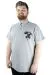 Erkek T shirt Polo Skull 22304 Gri Melanj GRI