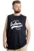 Big Size Mens athlete LOS ANGELES 23005 Navy Blue