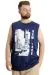 Big Size Mens athlete NEW YORK 23006 Indigo