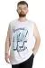 Big Size Mens athlete HAWAII 23011 White