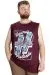 Big Size Mens athlete HAWAII 23011 Plum