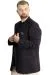 Big Size Mens Mono Collar Classic Ceket 23025 Plum