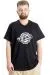 Big Size Mens V Collar T-shirt MUSTANG 23034 Black