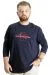 Big Size Mens T-Shirt Explore Further 23098 Navy Blue